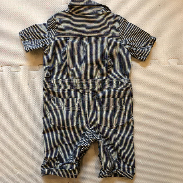 babyGAP(ベビーギャップ)のbabyGap  半袖ロンパース ジーンズ キッズ/ベビー/マタニティのベビー服(~85cm)(ロンパース)の商品写真