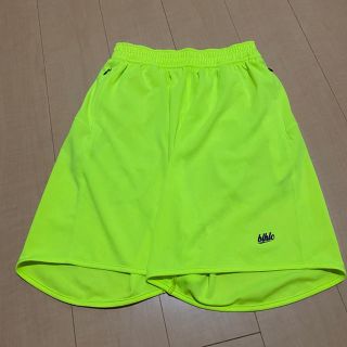 ballaholic  basic zip shorts 蛍光イエロー(バスケットボール)