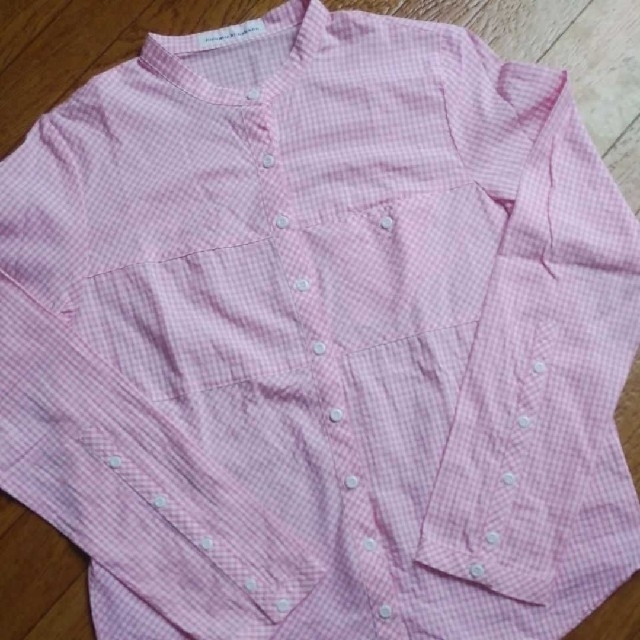 HIROMICHI NAKANO(ヒロミチナカノ)のヒロミチナカノ　ギンガムチェックシャツ　ブラウス レディースのトップス(シャツ/ブラウス(長袖/七分))の商品写真