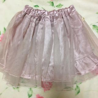 ジルスチュアートニューヨーク(JILLSTUART NEWYORK)のDolly mewサテンチュールスカート110〜120美品(スカート)