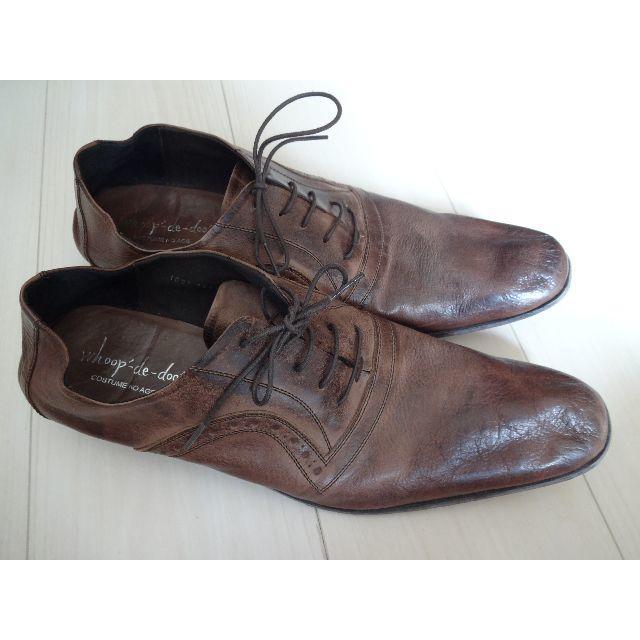 whoop'-de-doo'/フープディドゥ　革靴　茶色　26.5cm