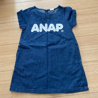 アナップ(ANAP)のANAP◆アナップ◆デニムワンピース(ワンピース)