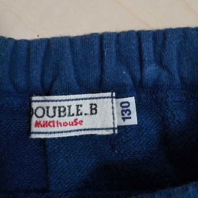 DOUBLE.B(ダブルビー)のミキハウス mikihouse DOUBLE.B キュロット 130㎝ キッズ/ベビー/マタニティのキッズ服女の子用(90cm~)(パンツ/スパッツ)の商品写真