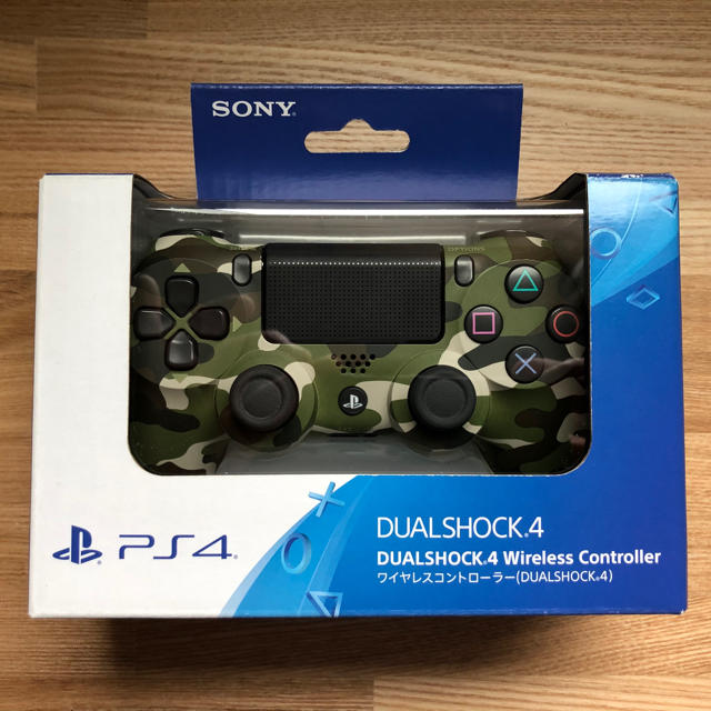 待望の再入荷! PS4 SONY 純正レッド グリーン カモフラ 迷彩柄 並行品