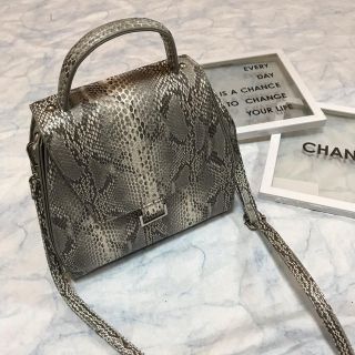 エヴリス(EVRIS)のimport★パイソン柄スクエアBag♥︎(ショルダーバッグ)