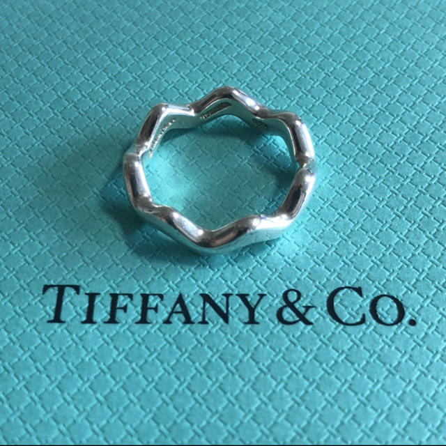 Tiffany & Co.(ティファニー)のTiffany&Co ティファニー パロマピカソ ウェーブリング 13号 14号 レディースのアクセサリー(リング(指輪))の商品写真