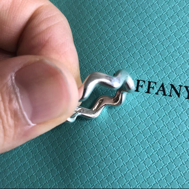 Tiffany & Co.(ティファニー)のTiffany&Co ティファニー パロマピカソ ウェーブリング 13号 14号 レディースのアクセサリー(リング(指輪))の商品写真