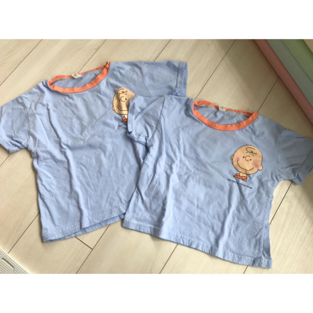 ほの様専用【お揃い】Tシャツ(2枚組) キッズ/ベビー/マタニティのキッズ服男の子用(90cm~)(Tシャツ/カットソー)の商品写真