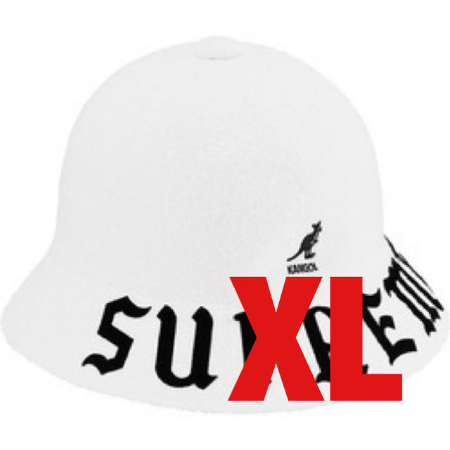 Supreme(シュプリーム)のSupreme Kangol Casual Hat White XL メンズの帽子(ハット)の商品写真