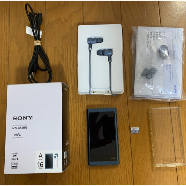SONY ハイレゾ　NW-A55HN microSDカード128GB付きオーディオ機器