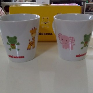ミキハウス(mikihouse)の新品未使用 MIKI HOUSEペアーマグカップ(グラス/カップ)