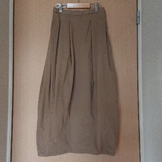 ムジルシリョウヒン(MUJI (無印良品))のチノストレッチ素材バルーンスカート(ロングスカート)