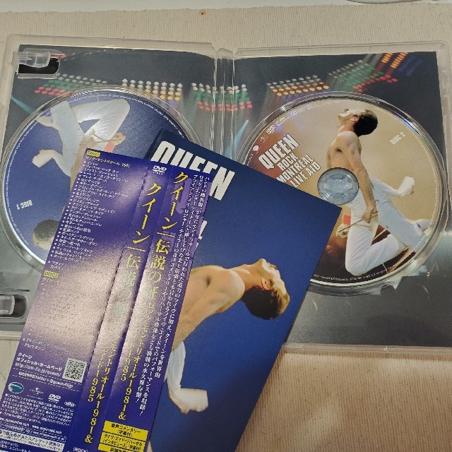 クイーン伝説の証～ロック・モントリオール1981＆ライヴ・エイド1985 DVD エンタメ/ホビーのDVD/ブルーレイ(ミュージック)の商品写真