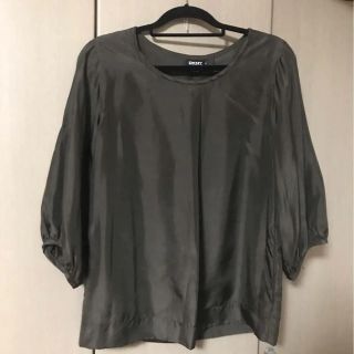 ダナキャランニューヨーク(DKNY)のDkny ダナキャラン シルクブラウス カットソー トップス(シャツ/ブラウス(長袖/七分))