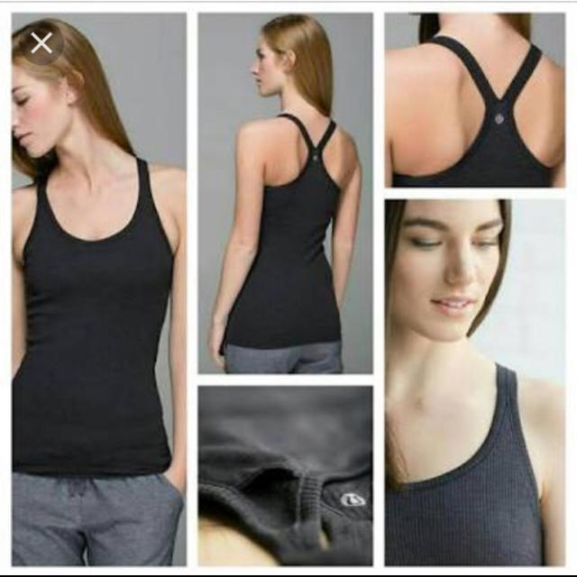 lululemon(ルルレモン)のused  lululemon size4 tank top  スポーツ/アウトドアのトレーニング/エクササイズ(ヨガ)の商品写真