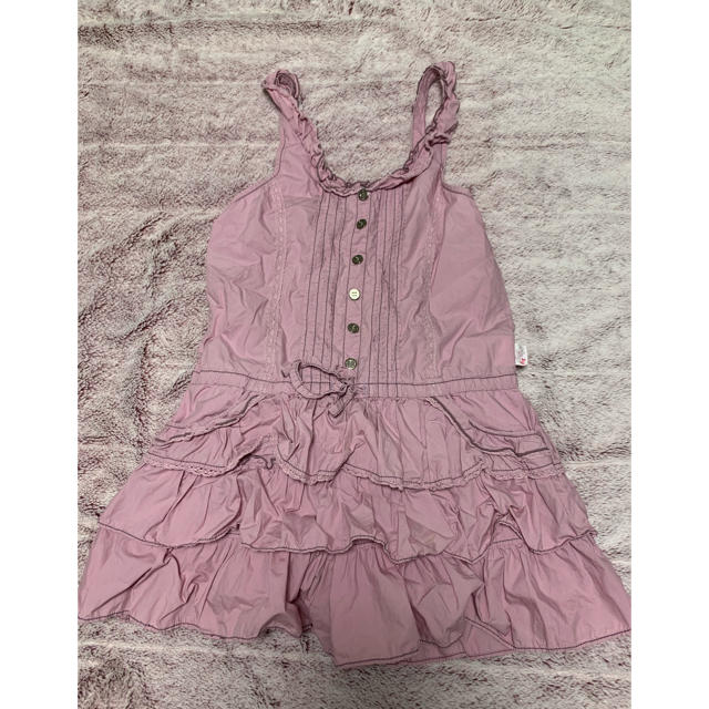 mezzo piano(メゾピアノ)のMEZZO PIANO ワンピース(キュロット) キッズ/ベビー/マタニティのキッズ服女の子用(90cm~)(スカート)の商品写真