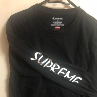 シュプリーム(Supreme)のchampion supreme コラボTシャツ　Mサイズ(Tシャツ/カットソー(半袖/袖なし))