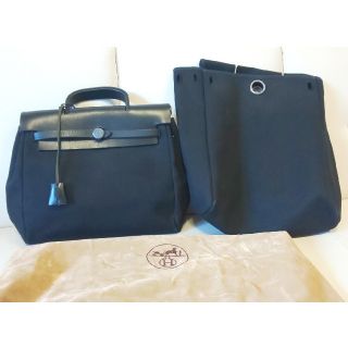 エルメス(Hermes)のエルメス エールバッグ リュック 2way 黒(リュック/バックパック)