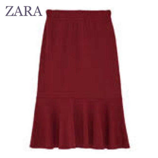 ZARA(ザラ)のsale!新品タグ付☆ZARAザラ☆マーメイドフリルスカート レディースのスカート(ひざ丈スカート)の商品写真
