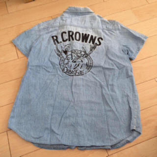 ロデオクラウンズ(RODEO CROWNS)のロデオクラウンズ デニムシャツ 半袖(シャツ/ブラウス(半袖/袖なし))