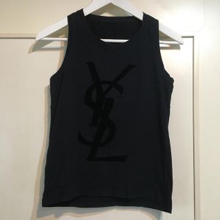 サンローラン(Saint Laurent)のイブサンローラン　フロッキープリントタンク(タンクトップ)