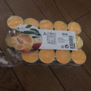 イケア(IKEA)のIKEA★フルーツのキャンドル27個(キャンドル)