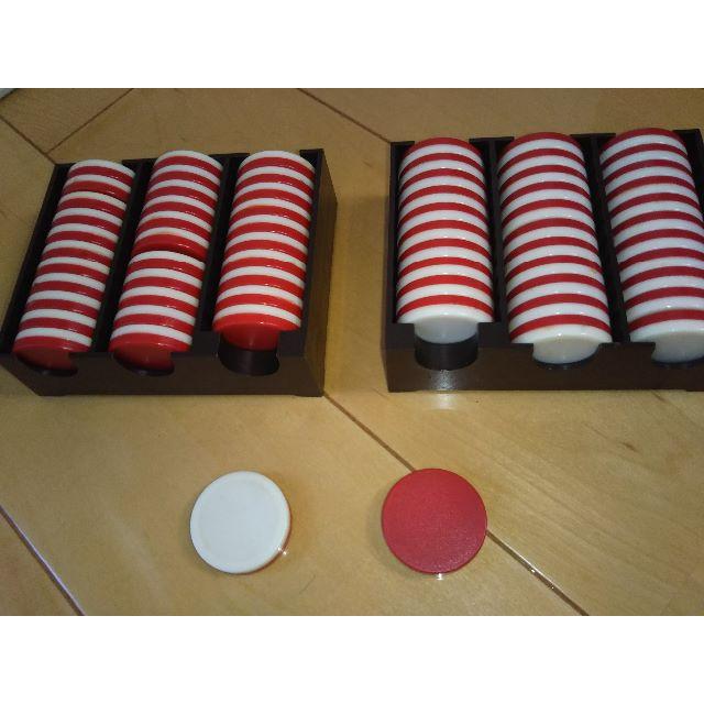 値下　ボードゲーム　珍しい赤白のオセロ　（北海道・九州沖縄へは値引き出来ませ エンタメ/ホビーのテーブルゲーム/ホビー(オセロ/チェス)の商品写真