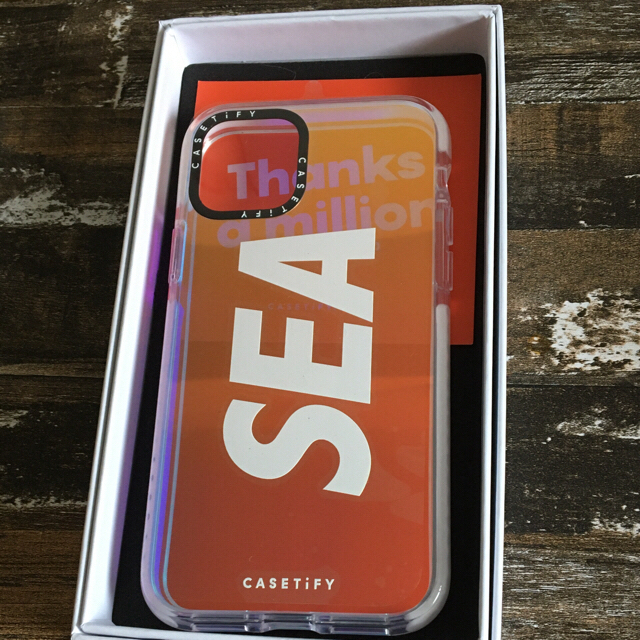 WIND AND SEA CASETiFY iPhone 11 pro オーロラ 【シルバー】wind and sea ケース iPhone 11 Pro 用