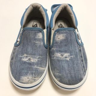 ヴァンズ(VANS)のキッズシューズ VANS 20cm ダメージ加工 【中古・美品】(スニーカー)