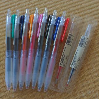 ムジルシリョウヒン(MUJI (無印良品))の無印良品　ボールペン　9本セット(ペン/マーカー)