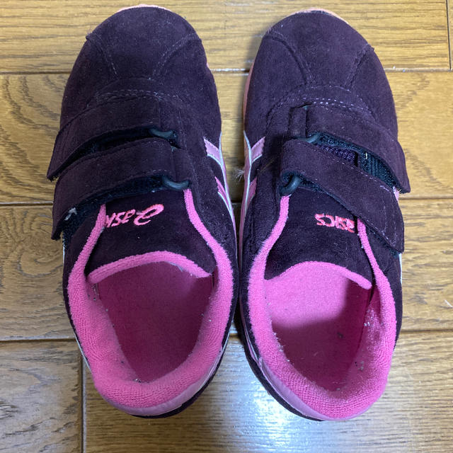 asics(アシックス)のアシックス　スニーカー　女の子　18.5cm キッズ/ベビー/マタニティのキッズ靴/シューズ(15cm~)(スニーカー)の商品写真