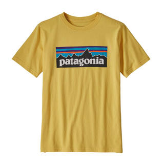 パタゴニア(patagonia)の【patagonia】ロゴT ボーイズXXL 新色イエロー(Tシャツ/カットソー)