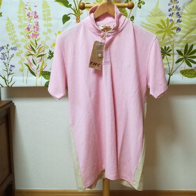 ✨YMC ワイエムシー 薄ピンク色のポロシャツMサイズ♪ メンズのトップス(ポロシャツ)の商品写真