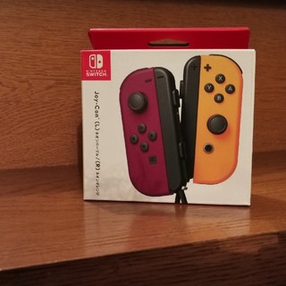 ニンテンドースイッチ(Nintendo Switch)の【新品】Switch Joy-Con (L)(R)ジョイコン パープル　オレンジ(その他)