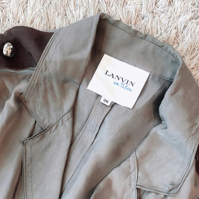 LANVIN en Bleu(ランバンオンブルー)の極美品 ランバンオンブルー ジャケット　トップス　36 レディースのジャケット/アウター(ノーカラージャケット)の商品写真