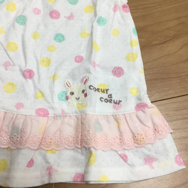 coeur a coeur(クーラクール)のクーラクール タンクトップ 100 キッズ/ベビー/マタニティのキッズ服女の子用(90cm~)(Tシャツ/カットソー)の商品写真