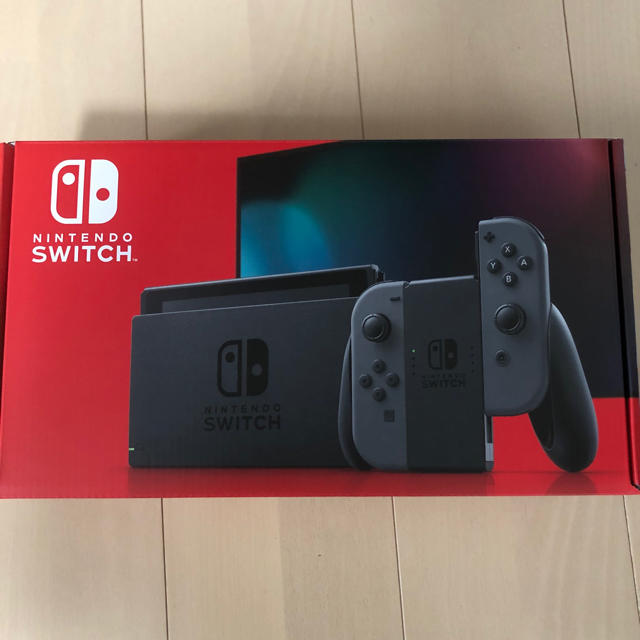 エンタメ/ホビー新品　未使用　ニンテンドースイッチ　グレー　店舗保証印有り