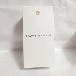 アンドロイド(ANDROID)のHUAWEI nova lite 3 ミッドナイトブラック 32 GB(スマートフォン本体)