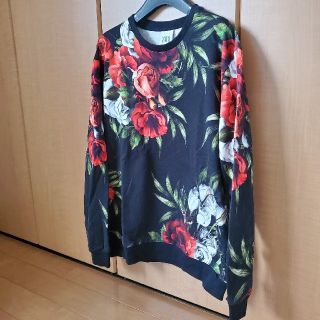 激レア　ZARA　ボタニカル　フラワー　花柄　パーカー　40 M メンズ