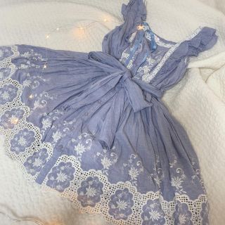 リズリサ(LIZ LISA)のリズリサ　刺繍ワンピース(ミニワンピース)