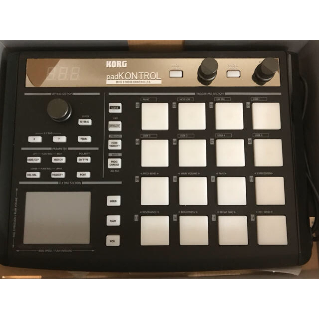 KORG(コルグ)の【送料込】KORG padKONTROL 楽器のDTM/DAW(MIDIコントローラー)の商品写真