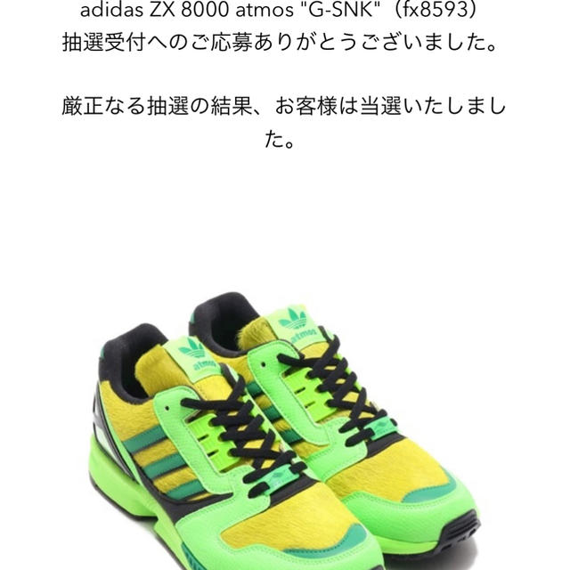 Atmos × Adidas Originals ZX 8000 G-SNK 3