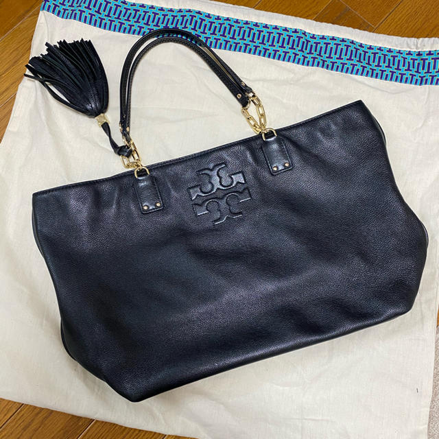 Tory Burch(トリーバーチ)の【美品★】トリーバーチ　フリンジ付きトートバッグ レディースのバッグ(トートバッグ)の商品写真