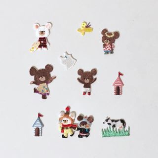 クマノガッコウ(くまのがっこう)の【新品】くまのがっこう/刺繍/アイロンワッペン(その他)