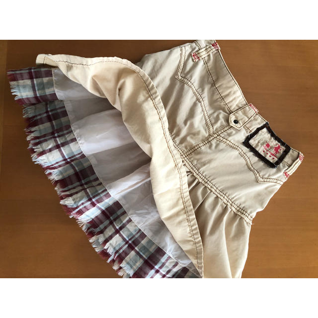 ZARA KIDS(ザラキッズ)のZARA GARLS ティアードスカート 150 キッズ/ベビー/マタニティのキッズ服女の子用(90cm~)(スカート)の商品写真