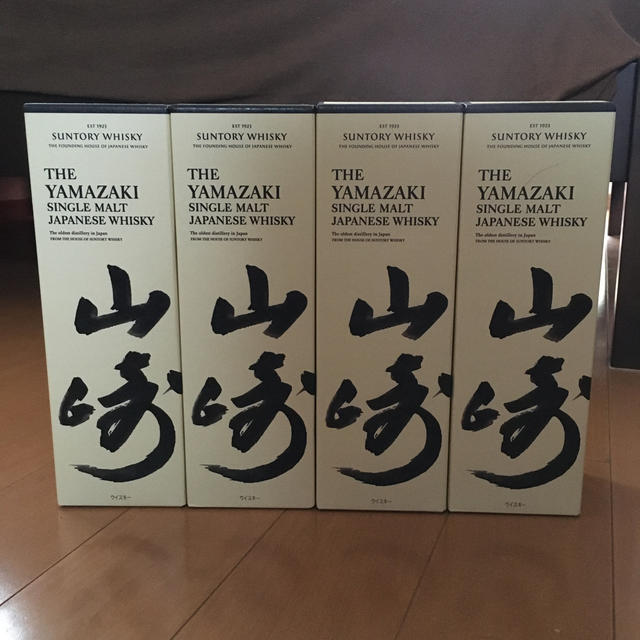 山崎 ノンビンテージ 700ml 4本 カートン付き 新品 山崎 ノンビンテージ 700ml 4本 カートン付き 新品