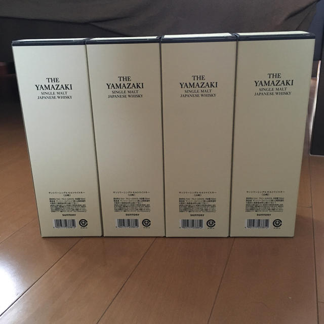 山崎 ノンビンテージ 700ml 4本 カートン付き 新品 山崎 ノンビンテージ 700ml 4本 カートン付き 新品