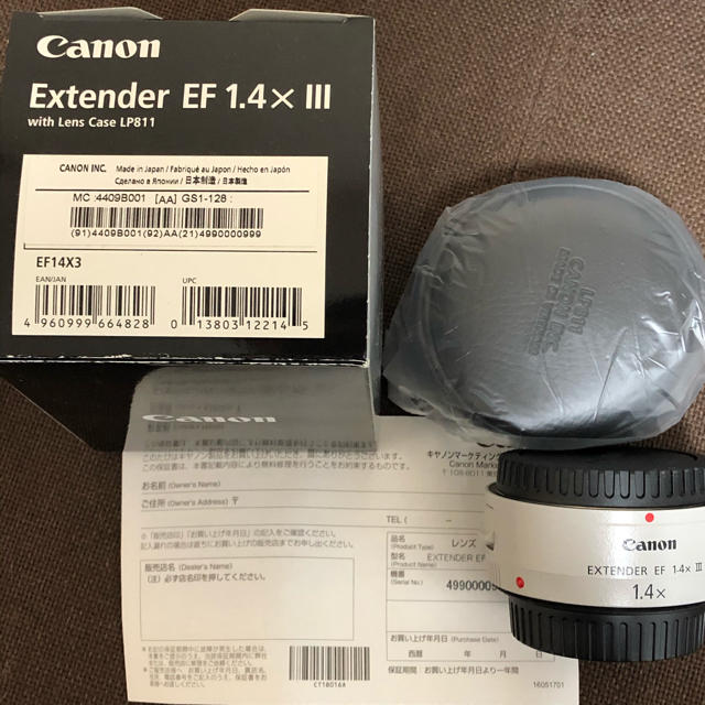 Canon Extender EF1.4×Ⅲ  美品