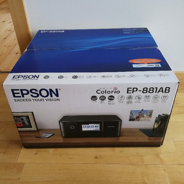 新品 EPSON colorio プリンター EP-881AB