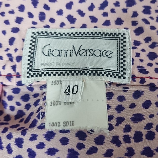70 80s vintage VERSACE ジャンニ ヴェルサーチ スカートシルク100%